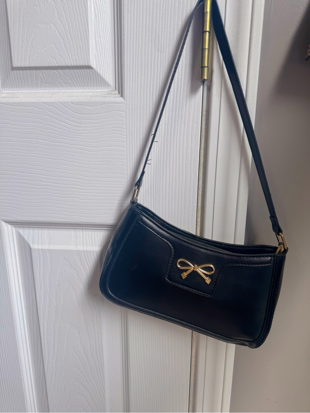 Cute mini black bow purse! Used only once